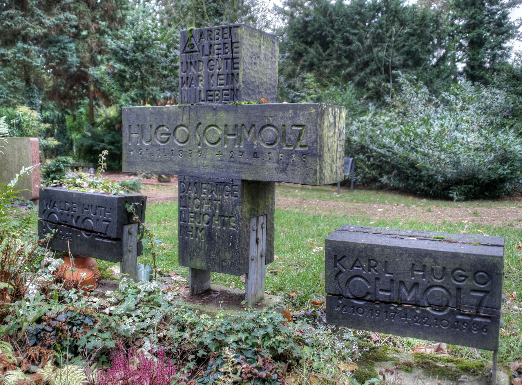 Grabstätte von Hugo Schmölz auf Nordfriedhof Köln